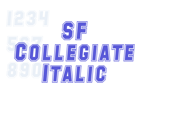 SF Collegiate Italic