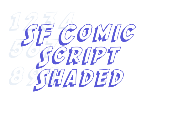 SF Comic Script Shaded