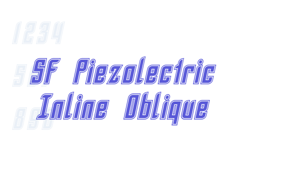 SF Piezolectric Inline Oblique