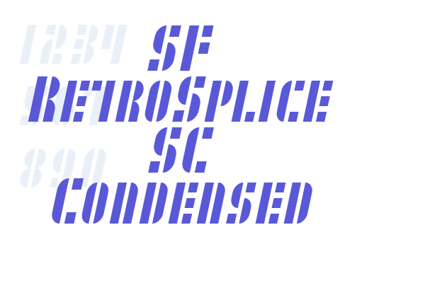 SF RetroSplice SC Condensed