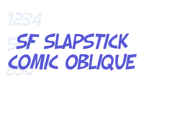 SF Slapstick Comic Oblique