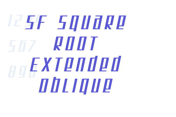 SF Square Root Extended Oblique