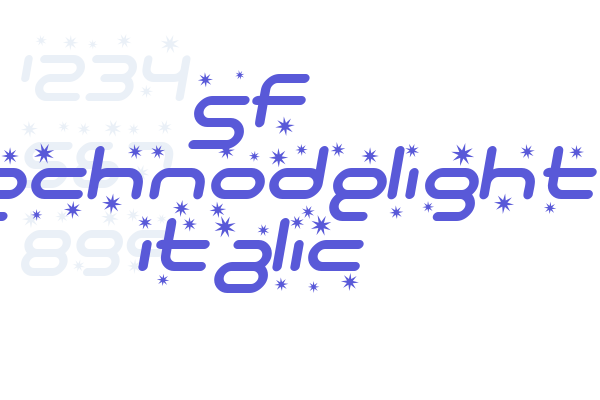 SF Technodelight Italic