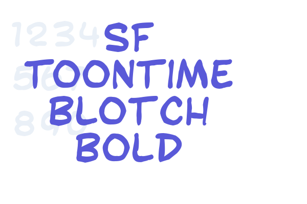 SF Toontime Blotch Bold