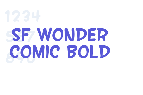 SF Wonder Comic Bold