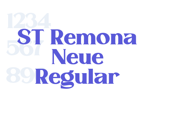 ST Remona Neue Regular