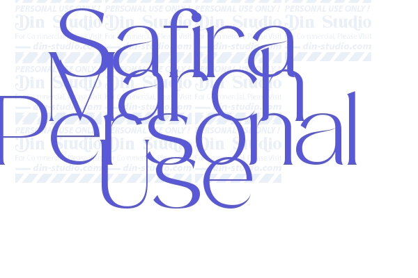 Safira March Personal Use