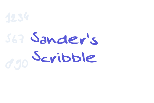 Sander’s Scribble