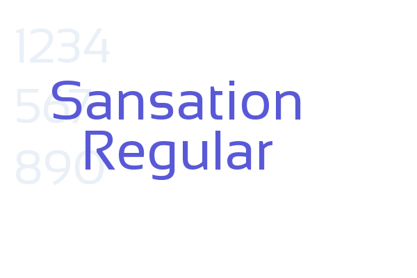 Sansation Regular