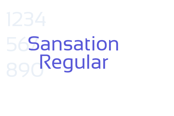 Sansation Regular