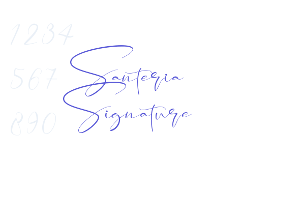 Santeria Signature