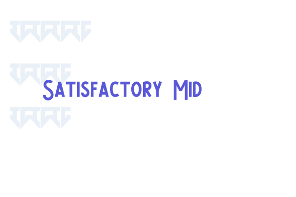 Satisfactory Mid