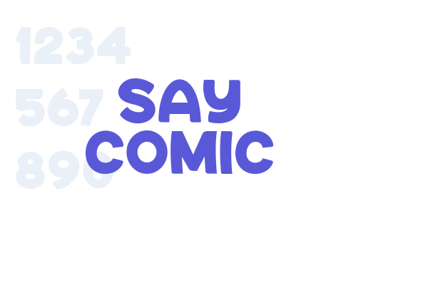 Say Comic