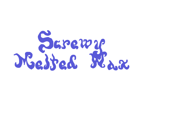 Screwy Melted Wax