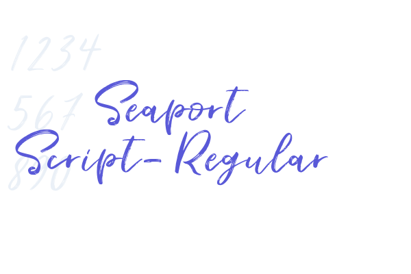 Seaport Script-Regular