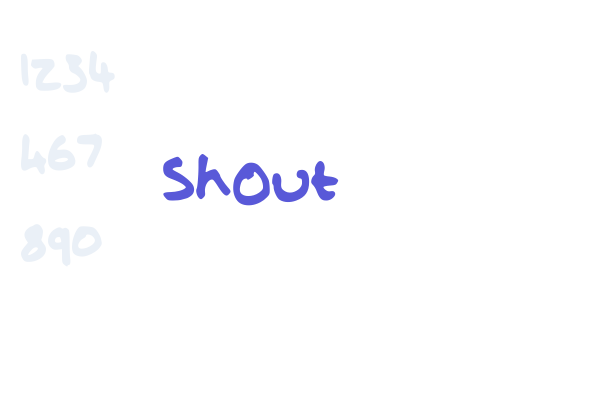 Shout font download