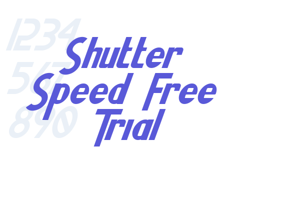 Shutter Speed Free Trial