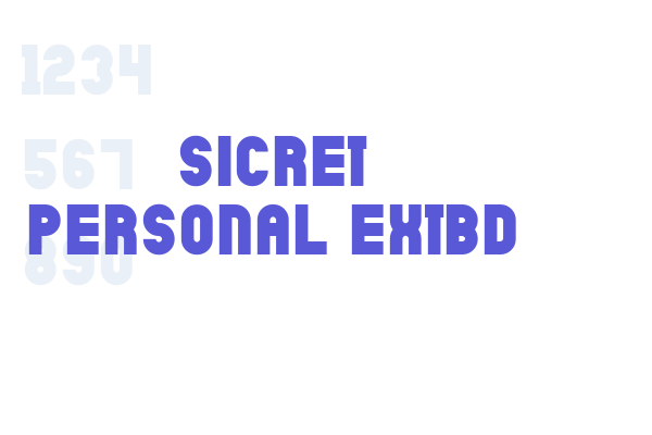 Sicret PERSONAL ExtBd