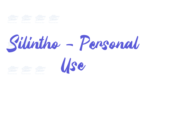 Silintho – Personal Use