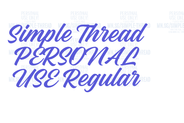 Simple Thread PERSONAL USE Regular