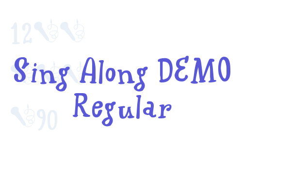 Sing Along DEMO Regular