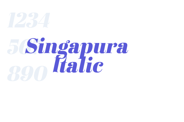 Singapura Italic