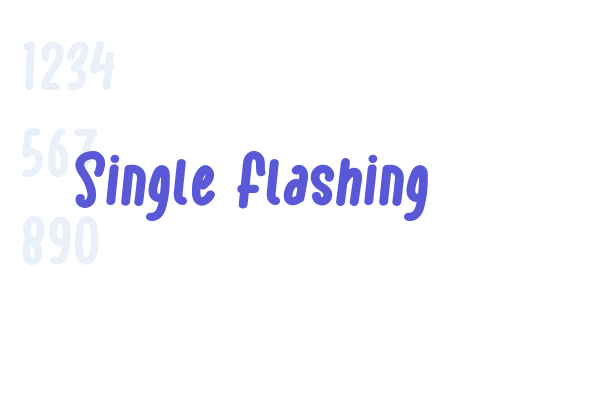 Single Flashing