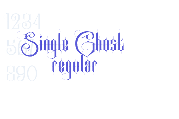 Single Ghost regular