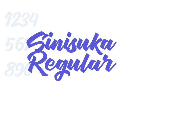 Sinisuka Regular