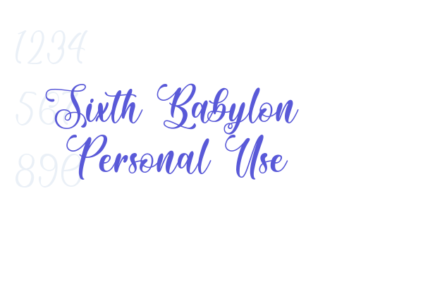 Sixth Babylon – Personal Use