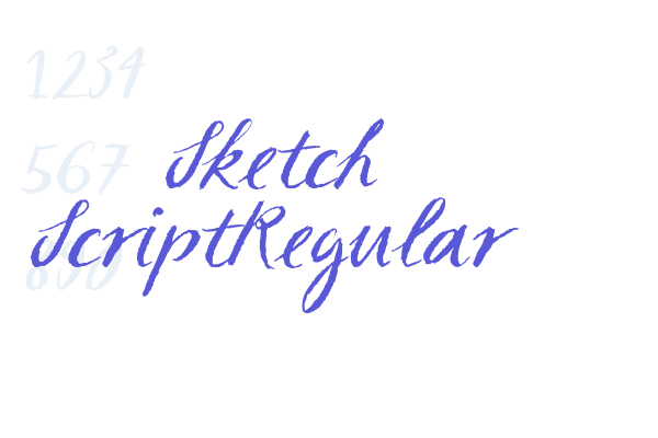 Sketch ScriptRegular