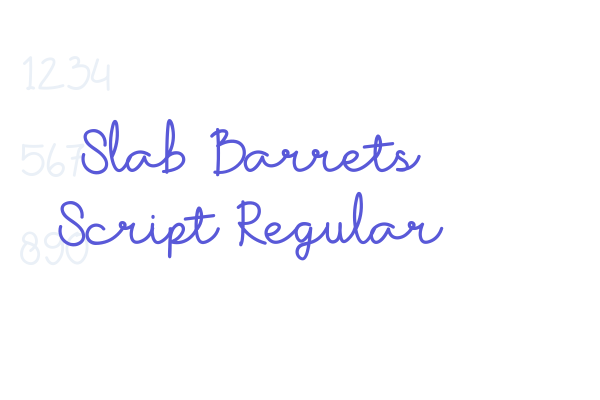 Slab Barrets Script Regular