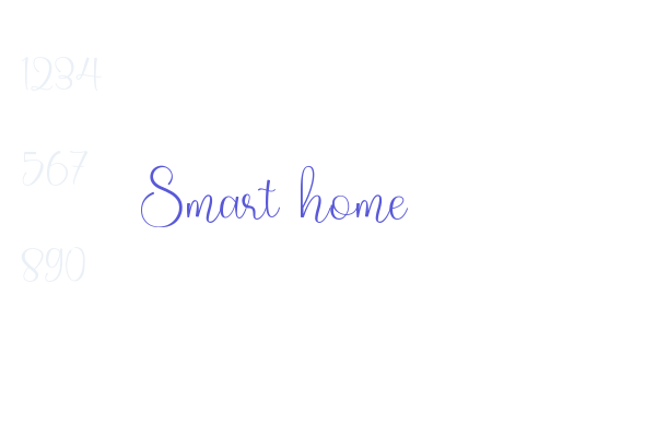 Smart home font download