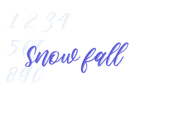 Snow fall