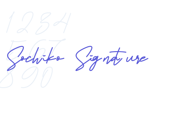 Sochiko Signature