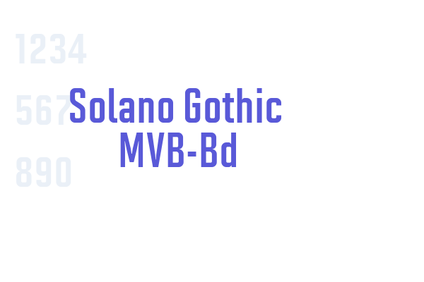 Solano Gothic MVB-Bd