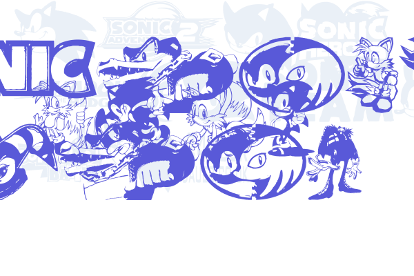 Sonic Mega Font