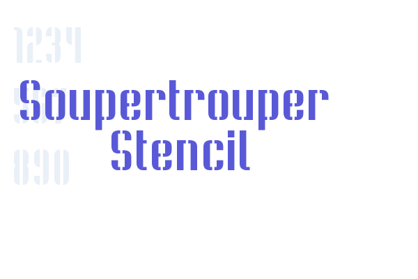 Soupertrouper  Stencil