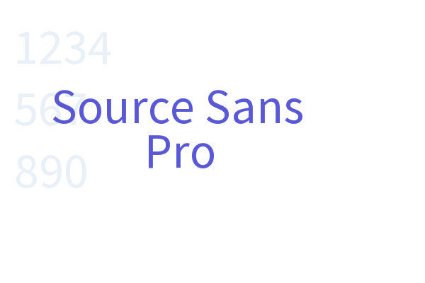 Source Sans Pro font