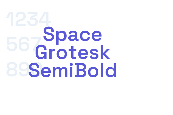 Space Grotesk SemiBold