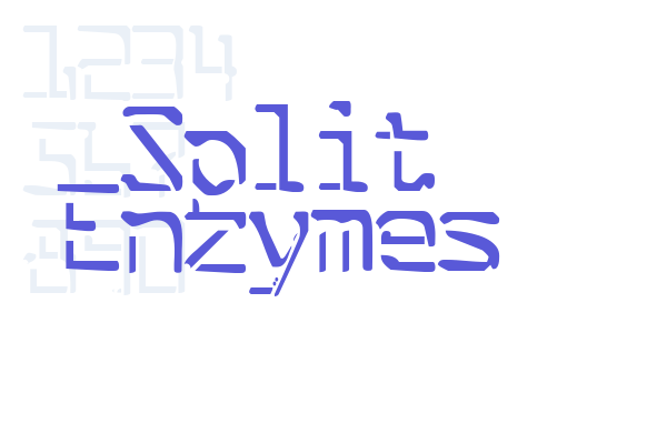 Split Enzymes