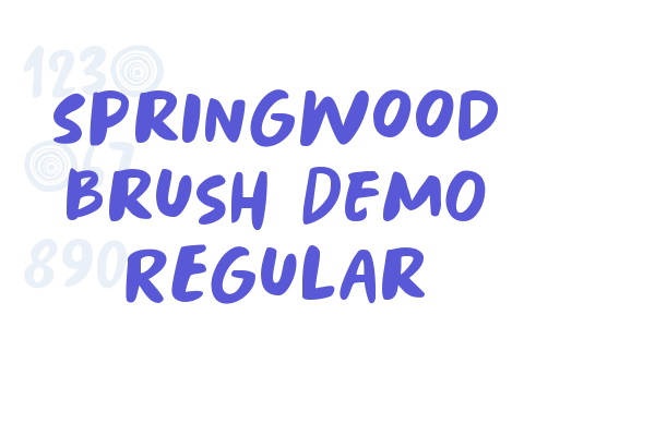 Springwood Brush DEMO Regular