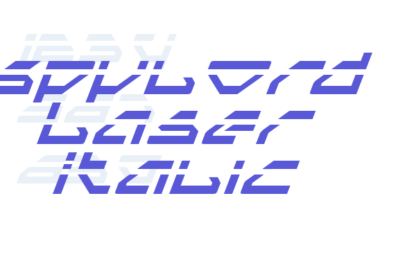 Spylord Laser Italic