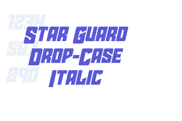 Star Guard Drop-Case Italic