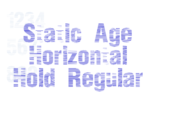 Static Age Horizontal Hold Regular