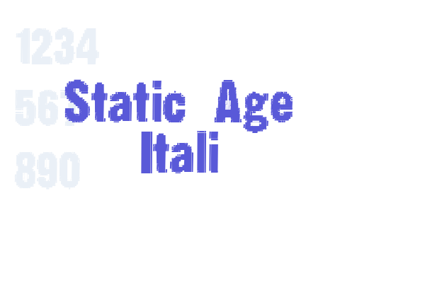 Static Age Itali