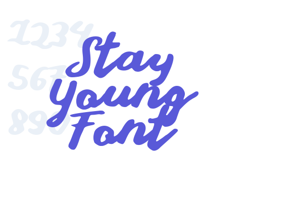 Stay Young Font