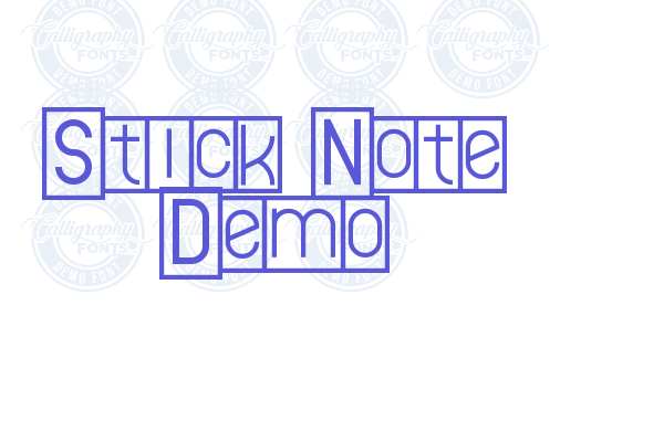 Stick Note Demo