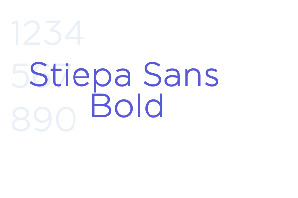 Stiepa Sans Bold