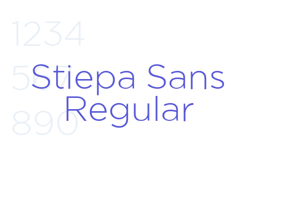 Stiepa Sans Regular